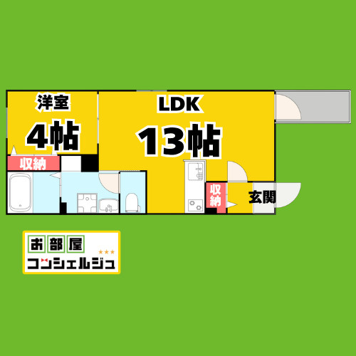 DEVELD荒子の間取り