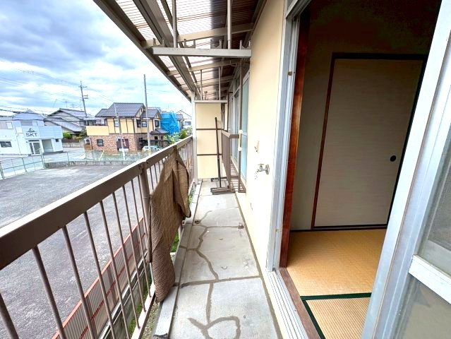 マンションさつきのバルコニー
