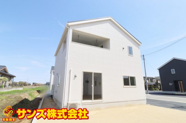 矢吹町一本木第6　　　2号棟　　　善郷小学校、矢吹中学区の外観|南西側から見た外観