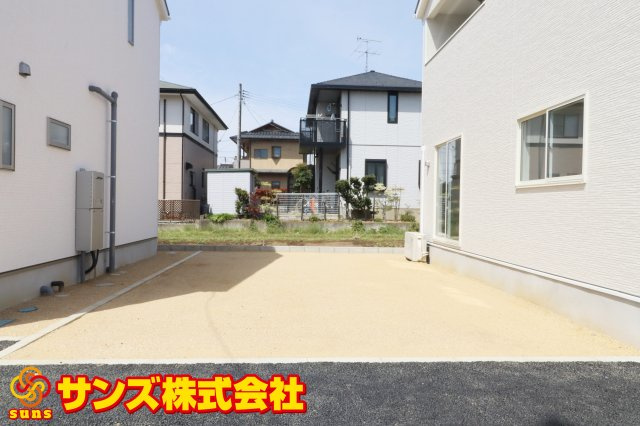 矢吹町一本木第6　　　2号棟　　　善郷小学校、矢吹中学区の外観|庭スペース♪