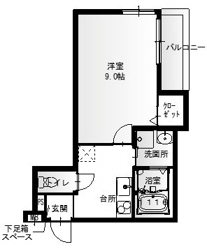 フジパレス西宮戎Ⅴ番館の間取り