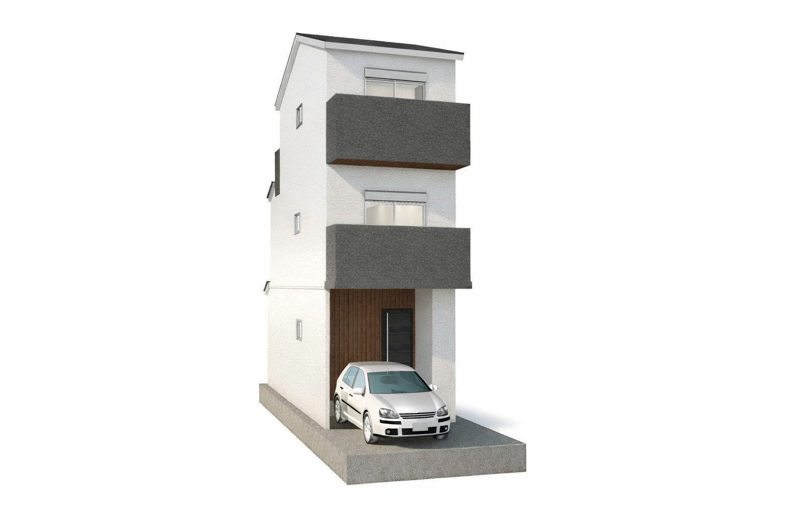 新堂３丁目　建築条件付き土地の外観パース|【外観/イメージパース】ご購入までの流れ、住宅ローンのこと、保険のこと、ひとりひとりのお客様のライフプランに合ったご提案をいたします!
