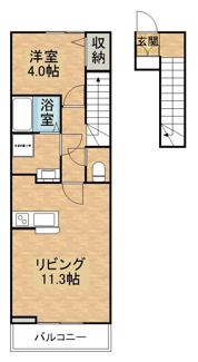【間取り】 | RION御幸ヶ原町