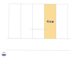 【区画図】 | 名古屋市熱田区八番２丁目903【仲介手数料無料】新築一戸建て　4号棟