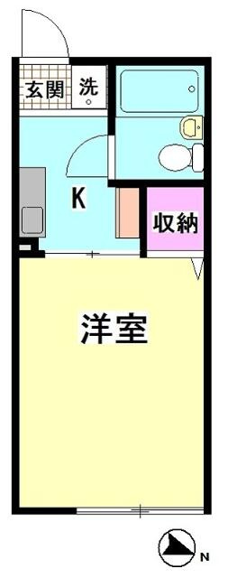 約１７m2の１Ｋタイプ！