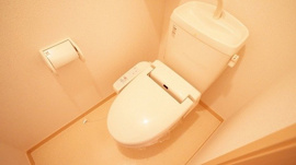 コンパクトで使いやすいトイレです