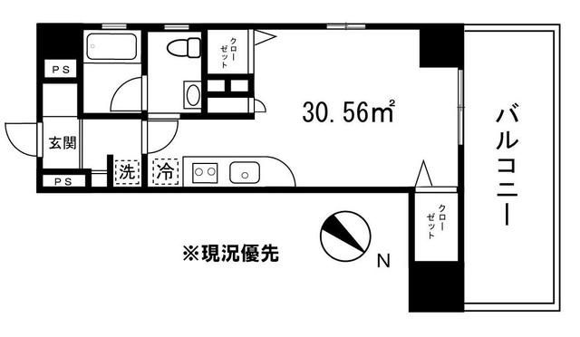 プレール・ドゥーク横浜ＳＯＵＴＨ　Ｍａｉｓｏｎ　Ｌｏｉｒｅの間取り