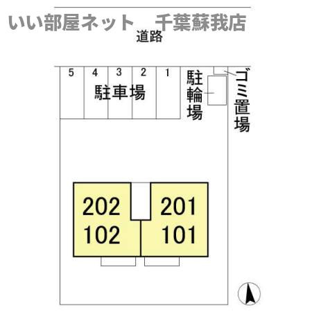 サンハイムの区画図