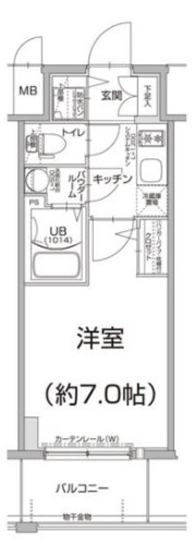 エスリード大阪上本町グリーズの間取り