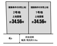 摂津市千里丘東4丁目　売り土地の画像