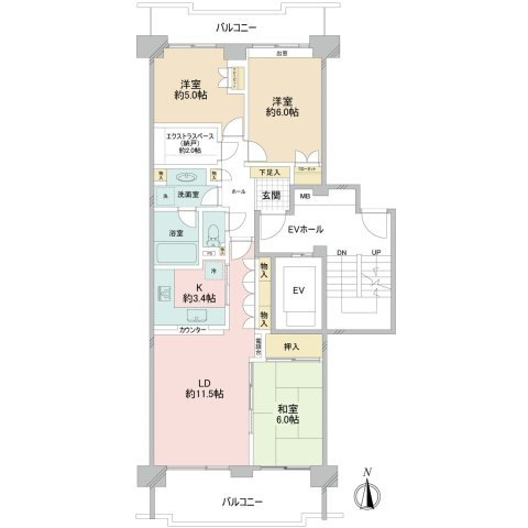 サン・ステージ緑園都市東の街七番館の画像