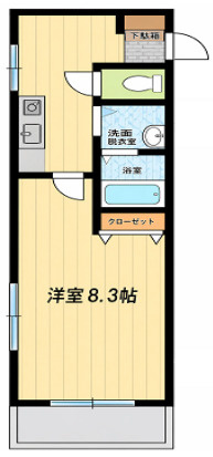 レフア南常盤台の間取り