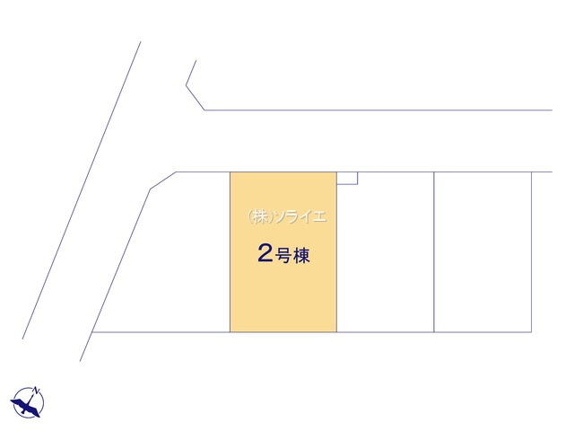 狭山市広瀬台12期全4棟　新築戸建　グラファーレの区画図