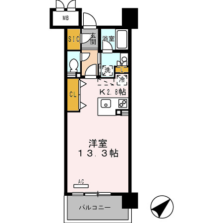 ロイヤルパークス豊洲の間取り