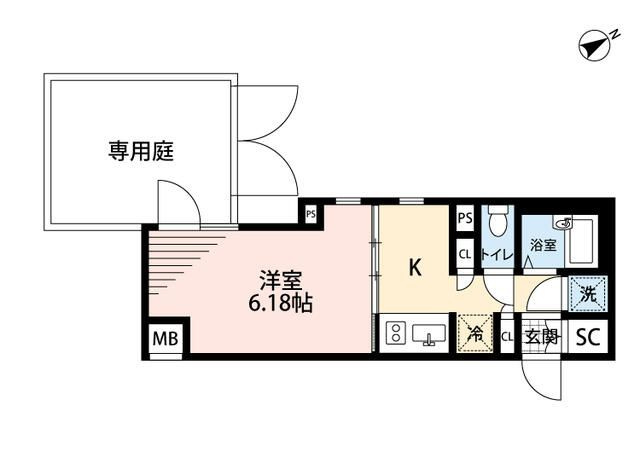 ビバリーホームズ氷川台の間取り