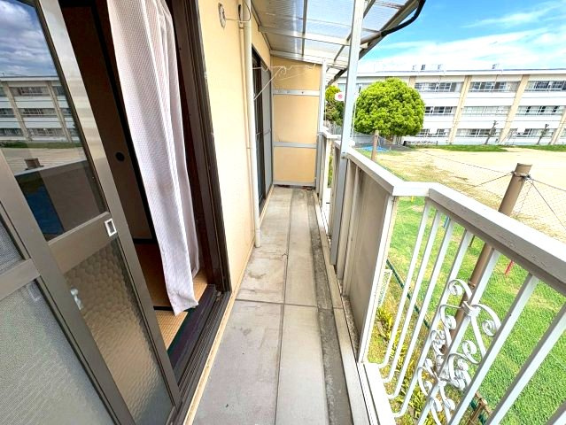 マンションさつきのバルコニー