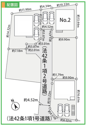 【区画図】 | 綾瀬市早川 新築戸建て 全3棟【仲介手数料無料】 | 【仲介手数料無料でご紹介可能です】大樹不動産