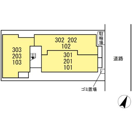 (仮)江戸川区瑞江1丁目PJの区画図