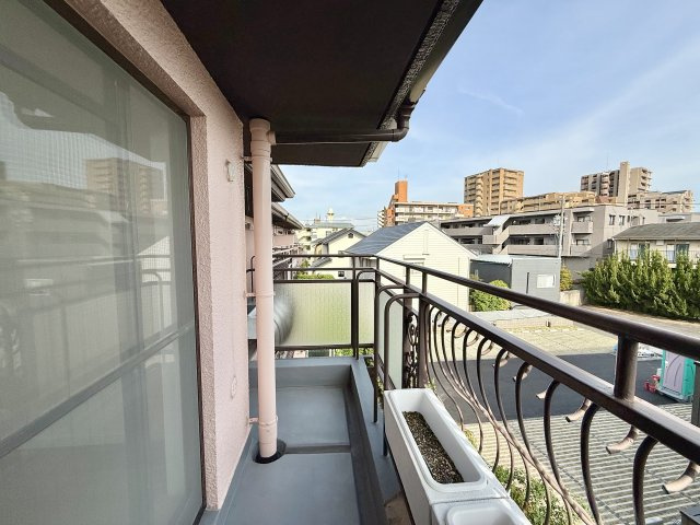 廻間公園南マンションのバルコニー