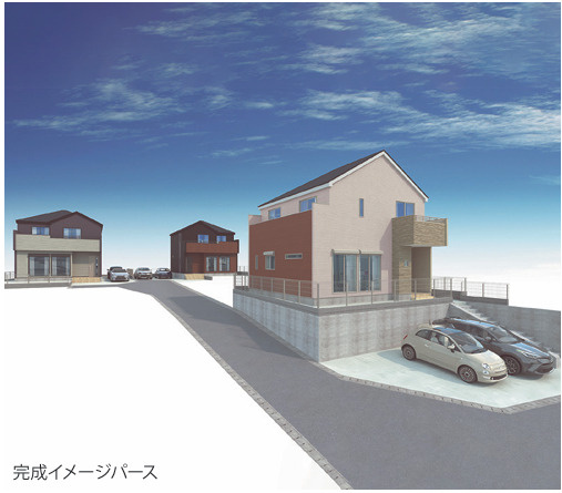 【外観パース】 | 綾瀬市早川 新築戸建て 全3棟【仲介手数料無料】