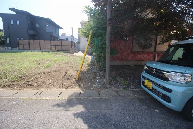 《分譲地》小山市城東3丁目　11期　全2区画の外観|南西側との境界部分（2026年5月撮影）