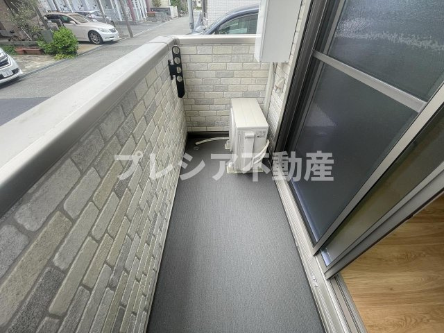 ペルルブランシェ九番町のバルコニー