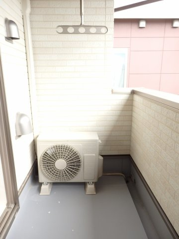 ソレイユＭのバルコニー