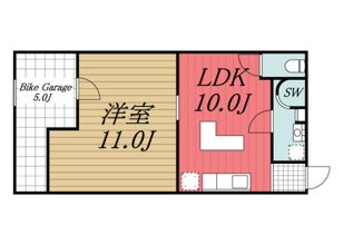 【間取り】 | コーポ宮野木
