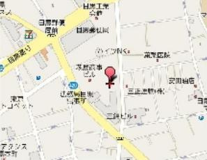 目黒区目黒本町１丁目の店舗事務所の地図