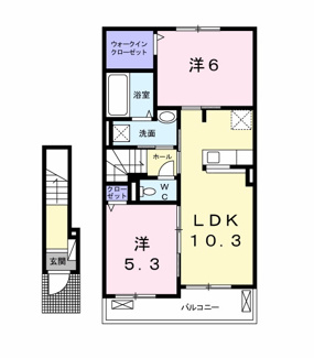 【間取り】 | ラフィーネⅠ