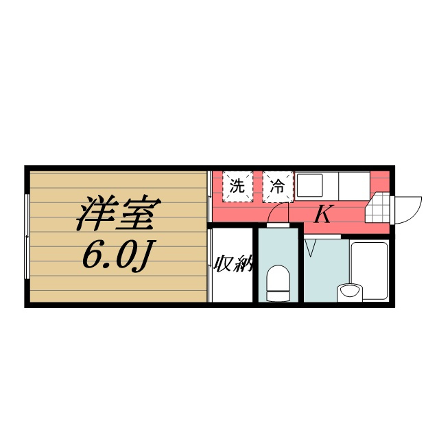 【間取り】 | ジュネス　弐番館