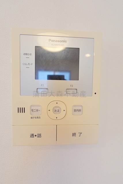 西蒲田戸建の設備|モニター付きインターホン