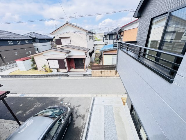 流山市木２丁目新築戸建（木１期）の展望|バルコニーより道路側眺望