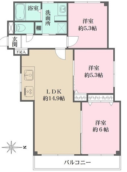 【間取り】 | クレストヒル芦屋