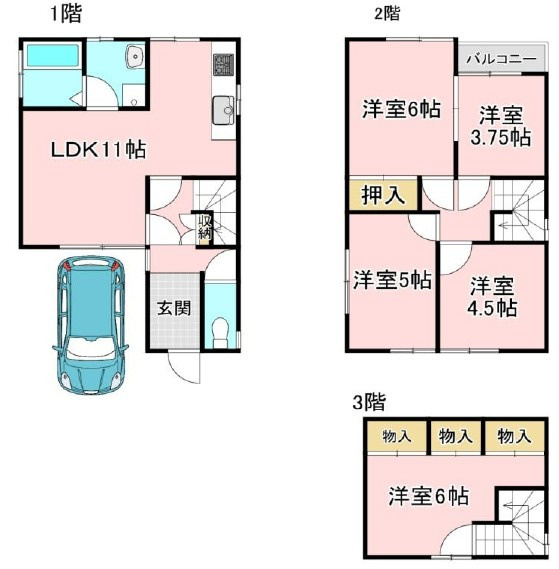 野洲市栄　中古戸建て