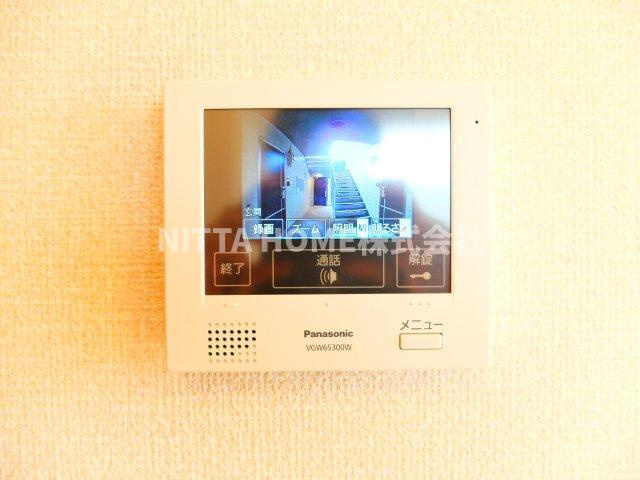 ヴェルデール・ヴィラのセキュリティ|ＴＶインターホン完備で安心設備◎