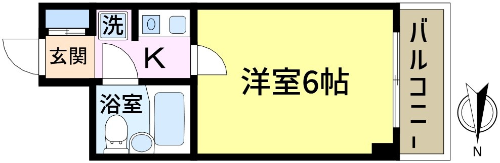 ライオンズマンション西新小岩の間取り
