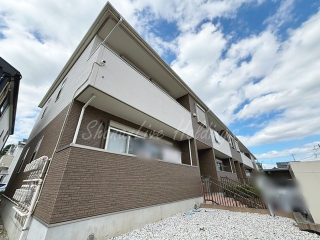 大和市上和田のアパートの外観