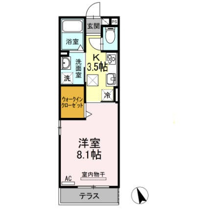 スカイハウス（羽根町）の間取り