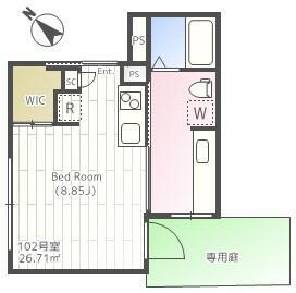 ＦＡＲＥ大塚Ⅰの間取り|間取りです