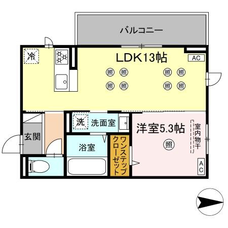 カトルカールⅡの間取り