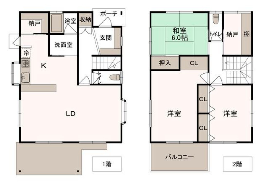【中古戸建】高崎市箕郷町上芝の間取り|■間取り図｜敷地面積：178.64（約54.03坪）　建物面積：102.68（約31.06坪）