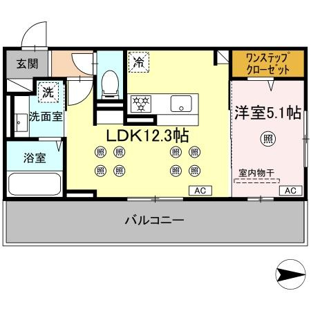 カトルカールⅡの間取り
