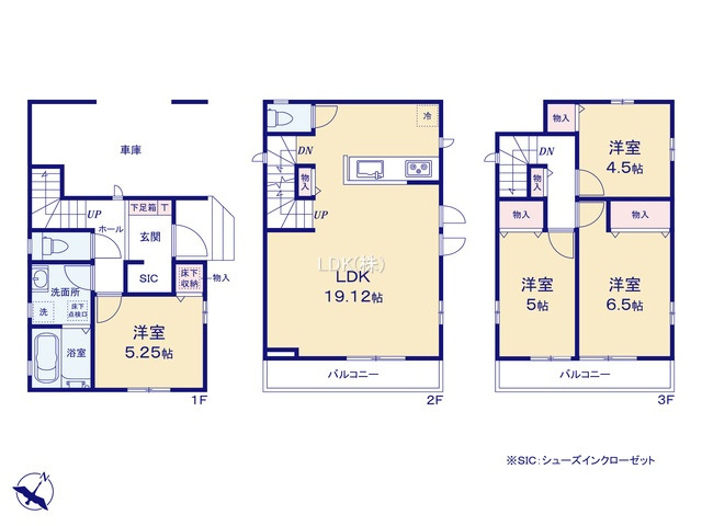 【間取り】 | 中古戸建／ふじみ野市南台２丁目（全2棟）