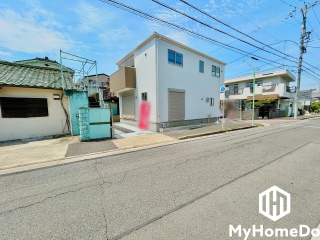 北区六が池町　1期　1棟の前面道路含む現地写真|5月2日 現地写真
