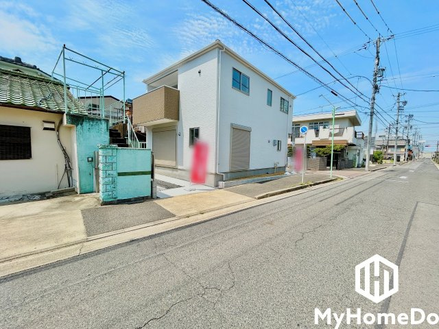 北区六が池町　1期　1棟の前面道路含む現地写真|5月2日 現地写真
