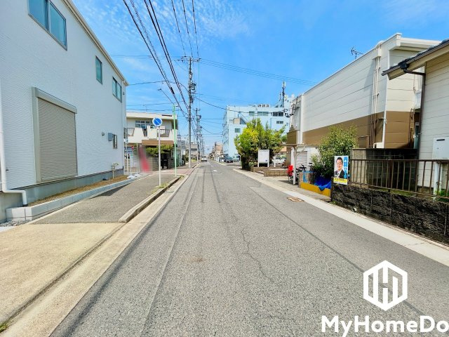 北区六が池町　1期　1棟の前面道路含む現地写真|5月2日 現地写真