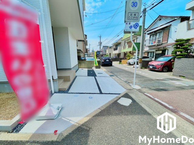 北区六が池町　1期　1棟の前面道路含む現地写真|5月2日 現地写真