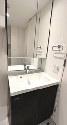 中央区日本橋浜町３丁目の賃貸マンションの洗面所