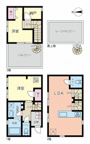 【間取り】 | 【仲介手数料０円】茅ヶ崎市中海岸3丁目　中古一戸建て | 茅ヶ崎市中海岸3丁目　中古一戸建て